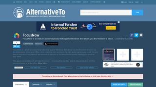 FocusNow Alternatives and Similar Software - AlternativeTo.net