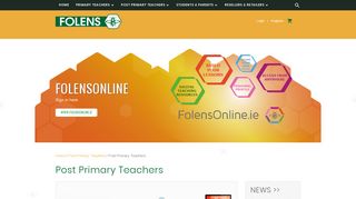 Post Primary Teachers | Folens