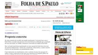 Folha de S.Paulo - Opinião - Proposta concreta - 18/06/2013