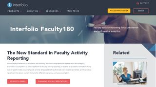 Faculty Activity Reporting & Evaluation Software System - Interfolio