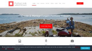 Professional Websites for Photographers and Artists / FolioLink.com
