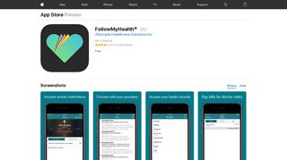 FollowMyHealth® on the App Store - iTunes - Apple