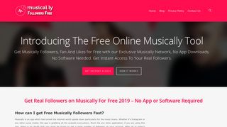 Free Musically Followers 2019 - Up to 20k Musically Followers Free