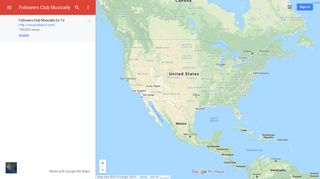 Followers Club Musically - Google My Maps