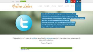 FollowLiker - Contact Us - Best Twitter Marketing Software ...