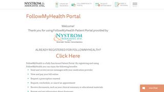 FollowMyHealth Portal | Nystrom Counseling - Nystrom & Associates, Ltd