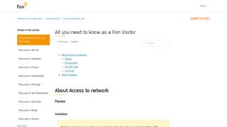 All you need to know as a Fon Visitor – Welcome to Fon Help Center