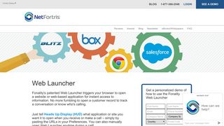 Fonality Web Launcher - NetFortris