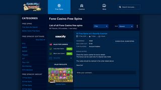 Newest Fone Casino Free Spins Bonuses - SpinMyBonus.com