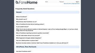 Frequently Asked Questions - FoneHome