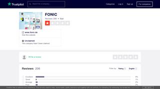 FONIC Reviews | Read Customer Service Reviews of www.fonic.de