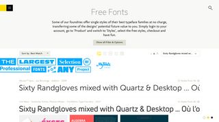 Free Fonts - FontShop