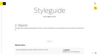 FontShop | Object Styleguide