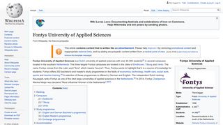 Fontys University of Applied Sciences - Wikipedia
