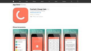 FooCall | Cheap Calls on the App Store - iTunes - Apple