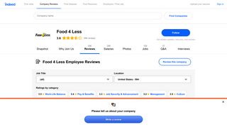 Food 4 Less Employee Reviews - Indeed