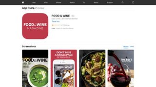 FOOD & WINE on the App Store - iTunes - Apple