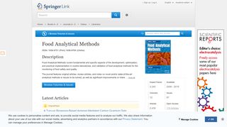 Food Analytical Methods - Springer