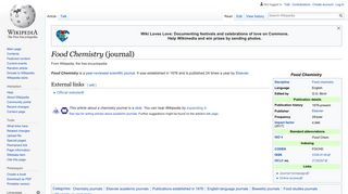 Food Chemistry (journal) - Wikipedia