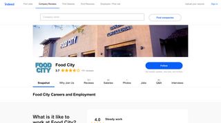 Food City Careers and Employment | Indeed.com