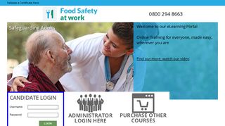 Online eLearning Training - Food Safety at Work