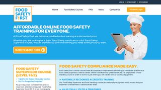 Food Safety First: Online Food Safety Courses