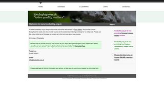 foodsafety.org.uk - Specialists in Food Safety Training Courses and ...