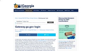 Gateway.ga.gov login - Georgia Food Stamps Help