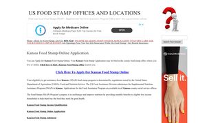 Kansas Food Stamp Online Application | US FOOD STAMP OFFICES ...