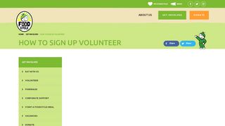 How to Sign Up Volunteer - FoodCycle