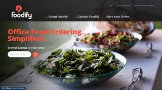 Foodify: Office Food Delivery. Simplified.