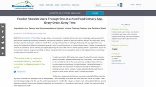 Foodler Rewards Users Through One-of-a-Kind Food Delivery App ...