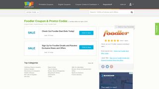 Foodler Coupon, Promo Codes February, 2019 - Coupons.com