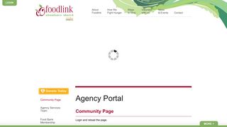 Agency Portal - Foodlink