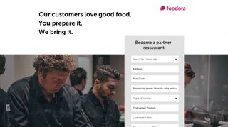 Restaurant | Foodora | Sign up
