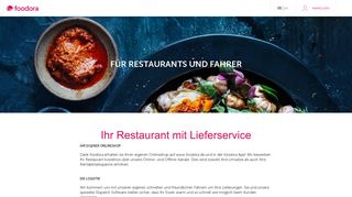Für Restaurants und Fahrer | foodora