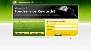 Foodservice Rewards -- Buy Brands. Earn Points. Get Rewards.