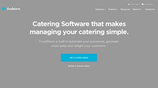 FoodStorm: Catering Software & Catering Management CRM