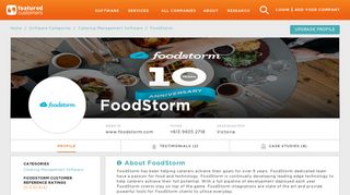 10 Customer Reviews & Customer References of FoodStorm ...