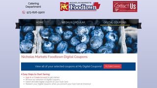 Nicholas Markets Foodtown Digital Coupons | Grocery Store in NJ