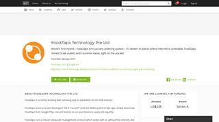 FoodZaps Technology Pte Ltd | e27 Startup