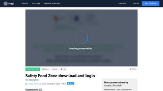 Safety Food Zone download and login by Crealo | Prezilab on Prezi