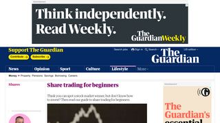 Share trading for beginners | Money | The Guardian