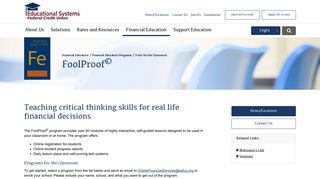 FoolProof | Educational Systems Federal Credit Union