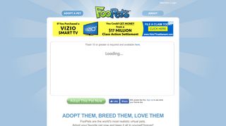 FooPets | Real Virtual Pets Online