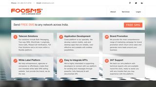 Bulk SMS service provider in India - FOOSMS®