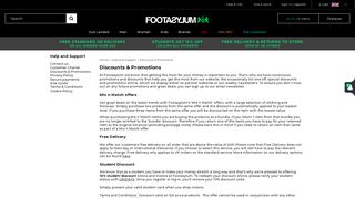 Footasylum Customer Services - Discounts & promotions