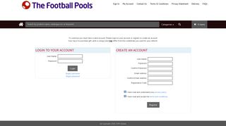 Football pools > Login: Counterpoint