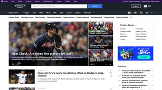 Fantasy on Yahoo! Sports - News, Scores, Standings, Rumors ...