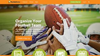Create Sign Ups for Your Football Team Snacks, Parties, and More!